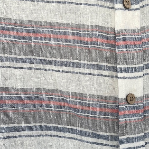 Rails Carson Casual Button Down Linen Shirt Large - Picture 6 of 17